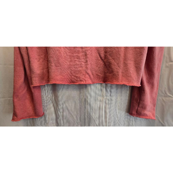 Sol Angeles Anthropologie Ombre Sweatshirt Raw Edge - Picture 6 of 8